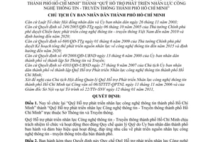 Quyết định 1593/QĐ-UBND tổ chức lại Quỹ hỗ trợ phát triển nhân lực