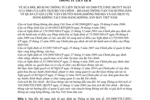 Thông tư liên tịch 43/2011/TTLT/BTC-BGTVT sửa đổi Thông tư liên tịch 103/2008/TT