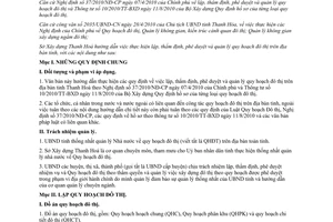 Hướng dẫn 610/SXD-QH lập, thẩm định, phê duyệt và quản lý quy hoạch đô thị