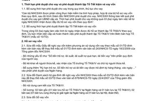 Hướng dẫn 720/NHCS-TDNN-HSSV sửa đổi văn bản hướng dẫn nghiệp vụ cho vay