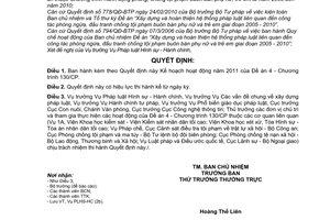 Quyết định 410/QĐ-BCNĐA4  Kế hoạch hành động của Đề án 4