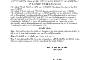 Quyết định 106/2011/QĐ-UBND quy trình giải quyết đăng ký hộ tịch