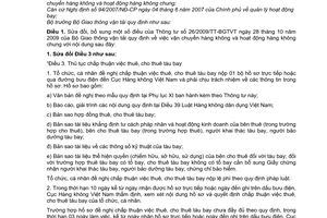 Thông tư 16/2011/TT-BGTVT sửa đổi thông tư 26/2009/TT-BGTVT