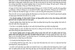 Công văn 908/TCT-CS sử dụng hóa đơn tự in