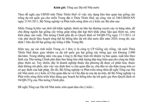 Công văn 1721/BNN-KH xây dựng kho bảo quản hạt giống cây trồng Dự trữ quốc gia