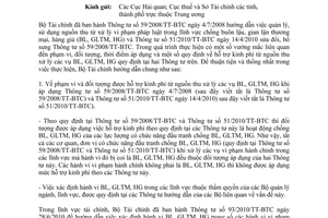 Công văn 2762/BTC-PC thực hiện quy định sử dụng nguồn thu từ xử lý vụ buôn lậu
