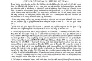 Chỉ thị 04/2011/CT-UBND  tăng cường công tác phòng, chống lụt, bão, thiên tai