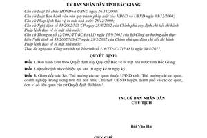 Quyết định 163/2011/QĐ-UBND Quy chế Bảo vệ bí mật nhà nước tỉnh Bắc Giang