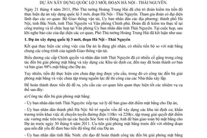 Thông báo 100/TB-VPCP kết luận Phó Thủ tướng Hoàng Trung Hải