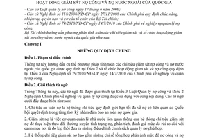 Thông tư 56/2011/TT-BTC  hướng dẫn phương pháp tính toán chỉ tiêu giám sát