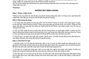 Thông tư 55/2011/TT-BTC hướng dẫn chế độ báo cáo giá thị trường hàng hóa