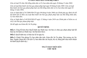 Quyết định 294/QĐ-UBND năm 2011 công bố văn bản hết hiệu lực tỉnh Điện Biên