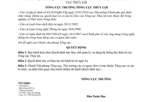 Quyết định 200/QĐ-TCTL  Quy chế quản lý, sử dụng hệ thống thư điện tử