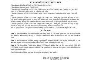 Quyết định 07/2011/QĐ-UBND thực hiện dân chủ trong công tác thu hồi