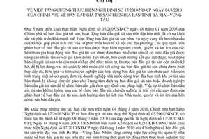 Chỉ thị 09/2011/CT-UBND tăng cường thực hiện Nghị định 17/2010/NĐ-CP