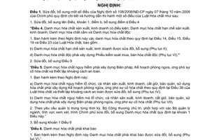 Nghị định 26/2011/NĐ-CP sửa đổi Nghị định 108/2008/NĐ-CP hướng dẫn thi hành