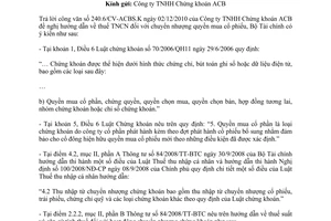 Công văn 1135/TCT-TNCN thuế thu nhập cá nhân chuyển nhượng quyền