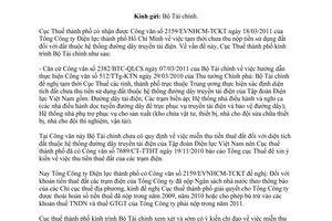 Công văn 2569/CT-THNVDT tiền thuê đất thuộc hệ thống đường dây truyền tải điện