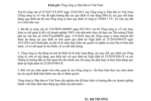 Công văn 1976/BNN-ĐMDN thực hiện quản lý đối với doanh nghiệp 100% vốn nhà nước