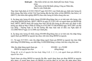Công văn 1578/BHXH-BT thu Bảo hiểm xã hội , bảo hiểm y tế, bảo hiểm thất nghiệp