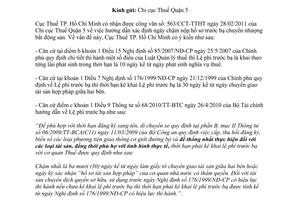 Công văn 3788/CT-PC hướng dẫn xác định thời hạn chậm nộp Tờ khai Lệ phí trước bạ