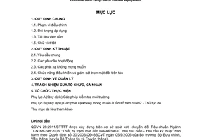 Quy chuẩn kỹ thuật Quốc gia QCVN 28:2011/BTTTT về thiết bị trạm mặt đất Inmarsat-C sử dụng trên tàu biển do Bộ trưởng Bộ Thông tin và Truyền thông ban hành