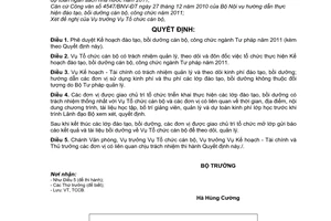 Quyết định 482/QĐ-BTP phê duyệt Kế hoạch đào tạo, bồi dưỡng cán bộ