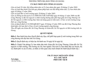 Quyết định 14/2011/QĐ-UBND Quy chế phối hợp quản lý môi trường