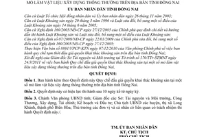 Quyết định 26/2011/QĐ-UBND Quy chế đấu giá quyền khai thác khoáng sản