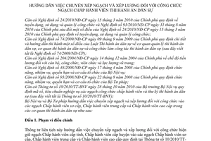 Thông tư 02/2011/TTLT-BNV-BTP  hướng dẫn chuyển xếp ngạch