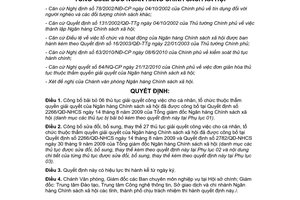 Quyết định 879/QĐ-NHCS 2011 thủ tục giải quyết công việc cá nhân tổ chức thuộc Ngân hàng Chính sách xã hội