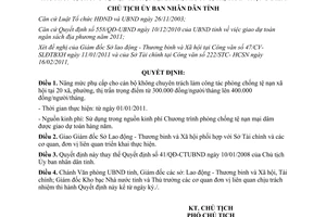 Quyết định 832/QĐ-CTUBND 2011 phụ cấp cho cán bộ không chuyên trách Bình Định