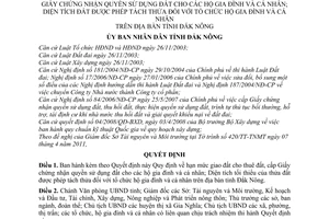 Quyết định 16/2011/QĐ-UBND hạn mức giao đất cho thuê đất, cấp