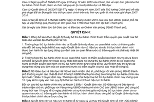 Quyết định 1860/QĐ-UBND công bố bộ thủ tục hành chính