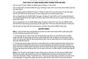 Quyết định 1866/QĐ-UBND công bố bộ thủ tục hành chính