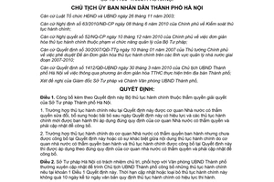 Quyết định 1862/QĐ-UBND công bố bộ thủ tục hành chính