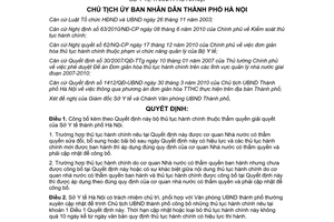 Quyết định 1868/QĐ-UBND công bố bộ thủ tục hành chính