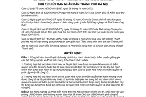 Quyết định 1865/QĐ-UBND công bố bộ thủ tục hành chính