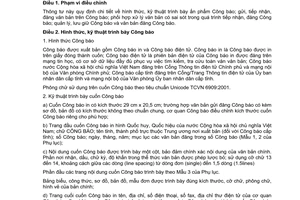 Thông tư 03/2011/TT-VPCP quy định chi tiết thi hành Nghị định 100/2010/NĐ-CP