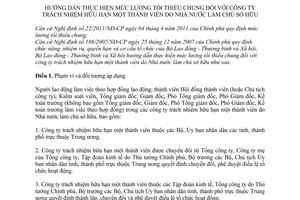 Thông tư 12/2011/TT-BLĐTBXH hướng dẫn thực hiện mức lương tối thiểu chung