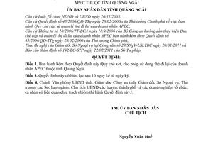 Quyết định 09/2011/QĐ-UBND  Quy chế xét, cho phép sử dụng thẻ đi lại