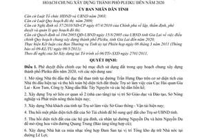 Quyết định 08/2011/QĐ-UBND  phê duyệt điều chỉnh cục bộ mục đích sử dụng đất