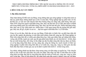 Kế hoạch 1275/KH-BNN-VP thực hiện chương trình mục tiêu quốc gia đưa thông tin