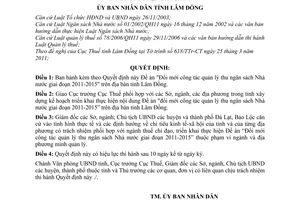 Quyết định 20/2011/QĐ-UBND Đề án Đổi mới công tác quản lý thu ngân sách