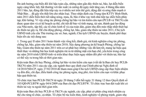 Chỉ thị 08/CT-CTUBND công tác phòng tránh thiên tai lũ lụt tìm liếm cứu nạn