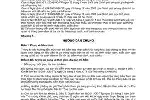 Thông tư 64/2011/TT-BTC hướng dẫn thực hiện Quyết định 19/2011/QĐ-TTg