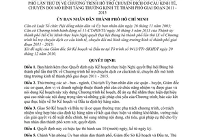 Quyết định 24/2011/QĐ-UBND Kế hoạch thực hiện Nghị quyết Đại hội Đảng bộ