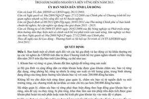 Quyết định 23/2011/QĐ-UBND chính sách hộ gia đình và lao động có hộ khẩu