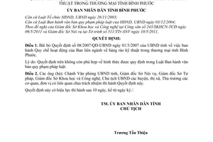 Quyết định 35/2011/QĐ-UBND bãi bỏ Quyết định 08/2007/QĐ-UBND