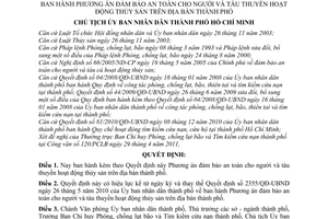 Quyết định 2441/QĐ-UBND Phương án đảm bảo an toàn cho người